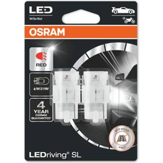 Osram LED Pære Hvid W21W - 2 stk.