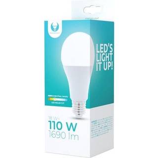 LED-lampe E27, A65, 18W, 230V, 4500K, Hvid neutral