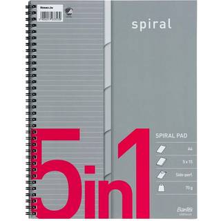 Bantex 5i1 Kollegieblok | A4+ | Linjeret