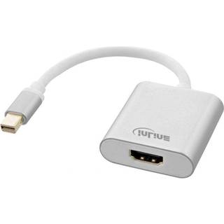 InLine Mini Displayport til HDMI Adapter med Lyd - Hvid - 15 cm