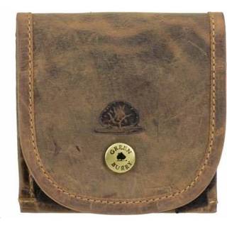 Munitionstasche Leder 10x10cm 5er "Vintage Hunting" antikbraun | Greenburry.de