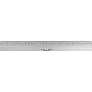 Q-connect 30 cm aluminiumslineal