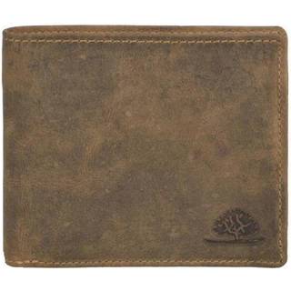 Geldbörse Leder 12x10cm mit Ausweisetui "Vintage" antikbraun 1702-25 | Greenburry.de