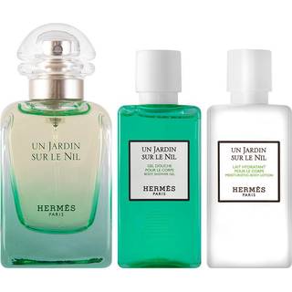 Hermès Un Jardin Sur Le Nil Gavesæt 50ml EDT + 40ml Body Lotion + 40ml Shower Gel