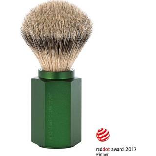 Mühle x Mark Braun Silvertip Badger Barberkost, 21 mm, Hexagon, Aluminium Forest