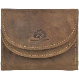 Geldbörse Leder 10x8cm klein "Vintage" antikbraun 1798-25 | Greenburry.de