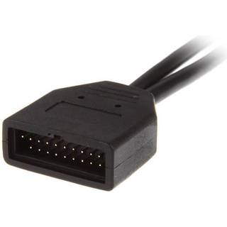 USB 2.0 til USB 3.0 Adapter 15cm (sort)