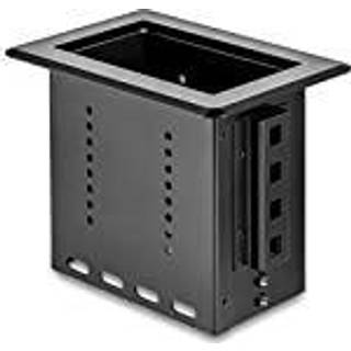 StarTech.com Single-Module Conference Table Connectivity Box-Customizable - mounting plate