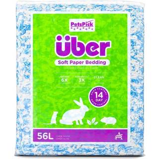 Über Papirstrøelse 56 L Blå/Hvid
