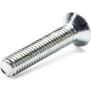 REYHER 009647309060050 Maskinskrue M6, MKFS FN DIN 964 A, messing M6x50 mm, pakke med 200