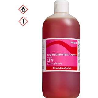 Klorhexidin farvet medic sprit 0,5 % ml