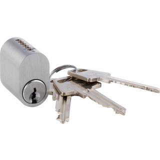Jasa Cylinder 6-stift oval 1 stk. mat - 13570 ✓ På lager - klar til levering og afhentning