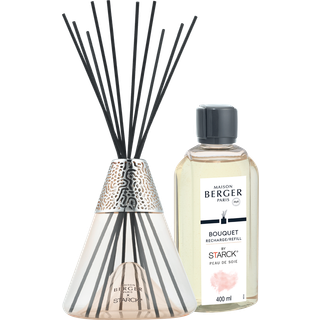 PHILIPPE STARCK DUFTPINDE M. DUFTEN PEAU DE SOIE - SCENTED BOUQUET - MAISON BERGER PARIS - Scented Bouquet / Flakon m. Duftpinde - MAISON BERGER PARIS - StudioBuus