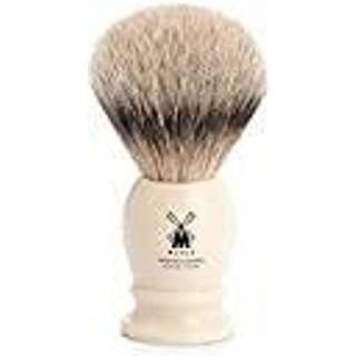 Mühle Silvertip Barberkost, 21 mm, Classic, Hvid Kunstharpiks