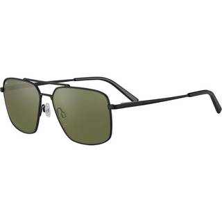 Serengeti Aitkin Polarized SS554002 56 Solbriller Mænd Black - Matte Black - 56mm