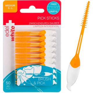 Soft Pick Sticks 50 stk. Edel+White Medium