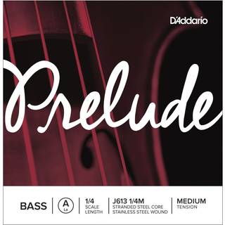 D'Addario Prelude Bass Single A String 1/4 skala Medium sp?nding