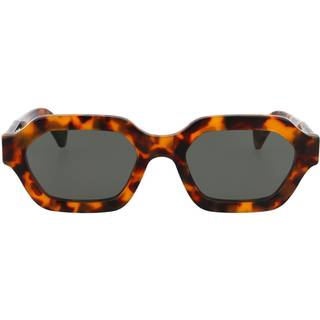 Retrosuperfuture Unisex J9Q Pooch Spotted havana Solbriller Acetat Havana Grå Geometrisk