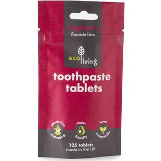 EcoLiving Tandpasta Tabletter Rasperry Fluorfri 125 stk.
