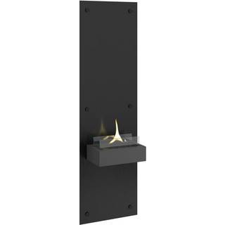 TenderFlame Vägghängd Öppen Kamin Alto Svart Matt