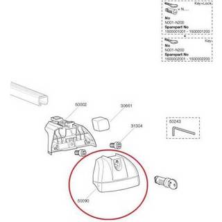 Thule plastkapsel f/753