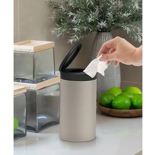 Spectrum Dekorativ desinficering af wipes container (satin nikkel) - Genopfyldelig dispenser til badev?relset K?kken Klasselokale bordplade og hj