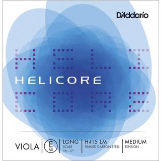 D'Addario Helicore Viola Single E String Lang skala Medium spænding