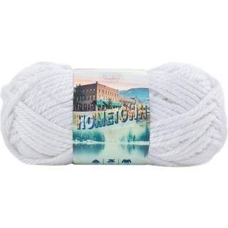 Lion Brand Hometown 135-100R New York White Indhold: Uni color, mix, neon & twist: 100% akryl Tweed: 94% akryl, 6% viskose Vægt/længde: Uni color, mix, neon & twist: 142 g = ca. 74 meter Tweed: 113 g = ca. 59 meter Anbefalede pinde: 9.00 mm Strikkefasthed: 10 x 10 cm = 9 m x 12 p Vask: Maskinvask 40°C.
