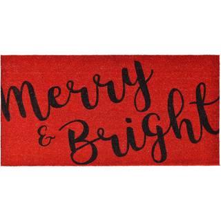 Calloway Mills 104973048 Merry & Bright Doormat 30 """" X 48 """" R?d/sort