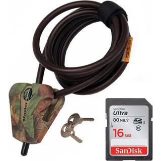 Masterlock 8mm Python Cable Lock - Camo
