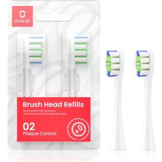Oclean Plaque Control - børstehoved, hvid, 2 stk.