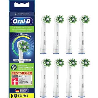8 stk. Oral-B CrossAction CleanMaximiser Black