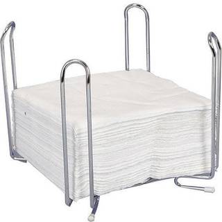 Holder til frokostserviet 18x18 cm Krom Servietstr. 33x33