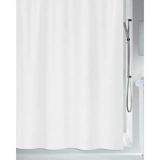 Spirella  forhæng primo hvid textil 180x200cm