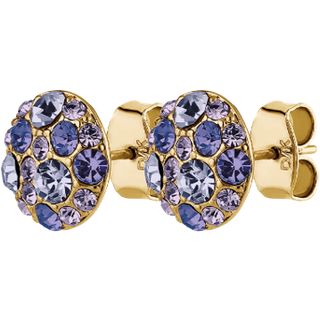DYRBERG/KERN BLAIS ØRERING 361002 (Gold, Purple, ONESIZE)