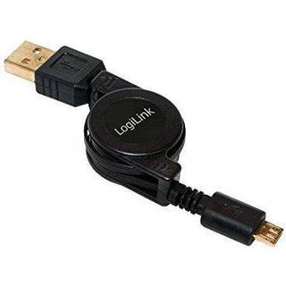 LogiLink USB-kabel USB 2.0 USB-A-hanstik,