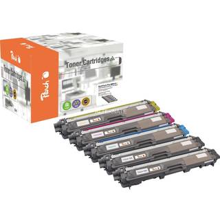 Peach-lasertoner passer til TN-241 Laser Toner MultiPack Bk/Bk/C/M/Y til Brother