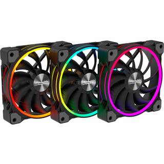 Alpenföhn Wing Boost 3 ARGB High Speed - Kabinet køler - 120mm - Sort