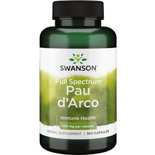 Fuldspektrum Pau d'Arco, 500 mg - 100 kapsler
