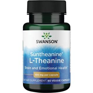 Suntheanine L-Theanin, 100 mg - 60 vegetabilske kapsler