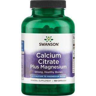 Calciumcitrat plus magnesium - 150 kapsler