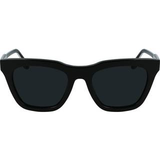 Victoria Beckham Kvinde VB630S 001 Solbriller Acetat Sort Grå Firkantet