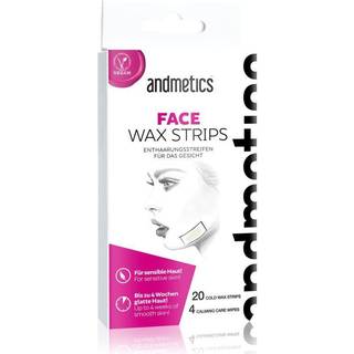 andmetics Wax Strips Face Voks strips til ansigt 20 stk. - 20 stk.