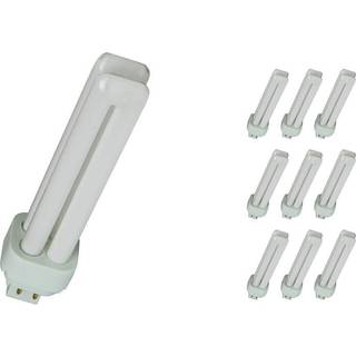 Fordelspakke 10x Osram Dulux D/E 18W 840 | kold hvid - 4-pinde