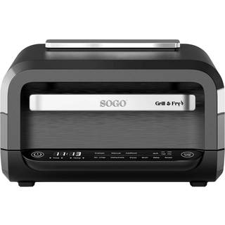 Sogo Grill & Fry kombigrill og airfryer- 4 liter