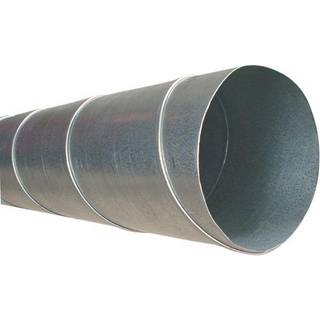 Flexit 115021 Ventilationsrør galvaniseret stål, 2,4 meter 125 mm