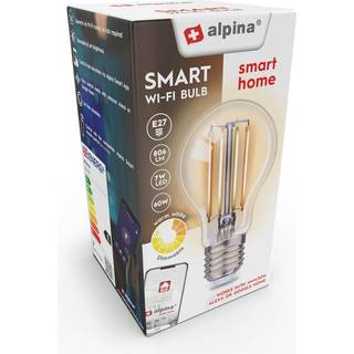 Alpina WiFi Smart E27 LED Filament varm hvid 7W 806 lm