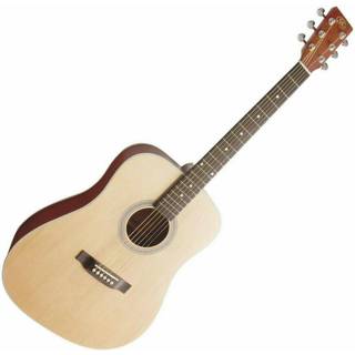 SX SD204 Natural Dreadnought Guitar