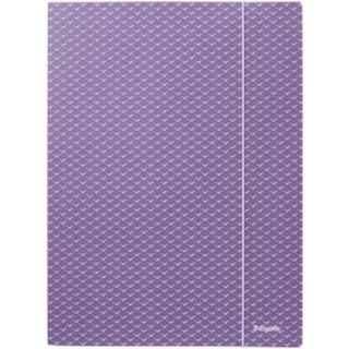 3-klap mappe Colour'Breeze karton A4 lavendel, Esselte 628495, 4stk