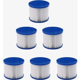 Arebos® Whirlpool Spa Pool Tilbehør - Filterpatroner til oppustelige pools - 6 stk.